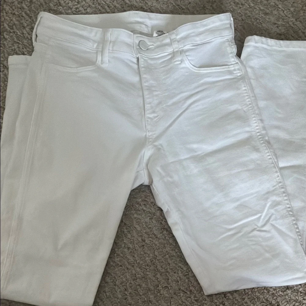 Women's White Jeans - Picture 2 of 4